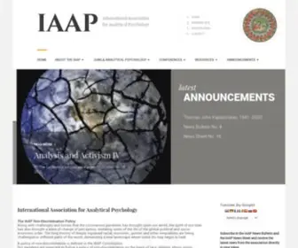 Iaap.org(International Association for Analytical Psychology) Screenshot