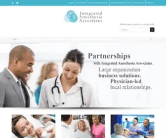 Iaapartners.com(Integrated Anesthesia Associates Integrated Anesthesia Associates) Screenshot
