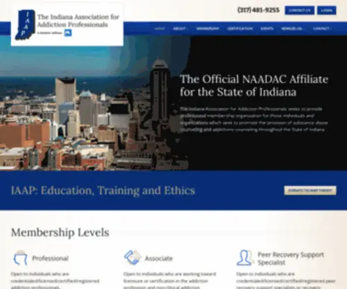 Iaapin.org(Education, Training and Ethics) Screenshot