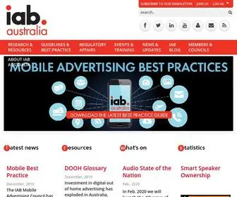 Iabaustralia.com.au(The Interactive Advertising Bureau (IAB)) Screenshot