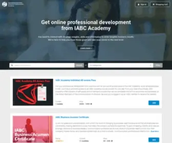 IABCAcademy.org(Online comms training) Screenshot