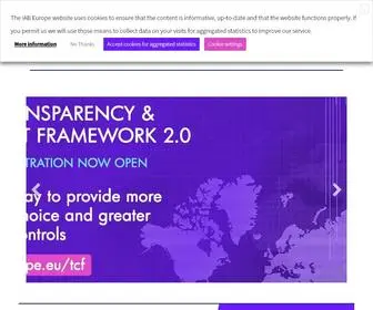 Iabeurope.eu(IAB Europe) Screenshot