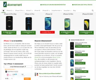 Iabonnement.com(IPhone abonnement) Screenshot