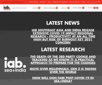 Iabseaindia.com(The IAB SEA+India) Screenshot