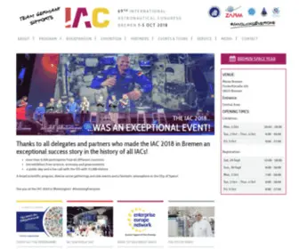 Iac2018.org(Iac 2018) Screenshot