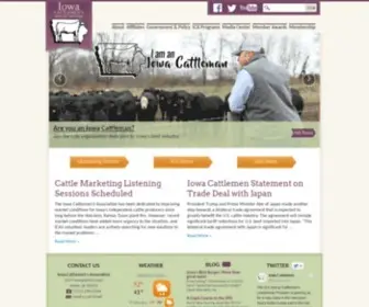 Iacattlemen.org(Iowa Cattlemen's Association) Screenshot