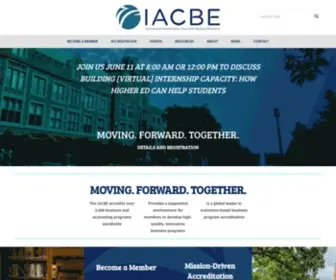 Iacbe.org(College Accreditation) Screenshot