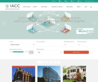 Iaccmeetings.com(Research Your Next Meeting Venue) Screenshot