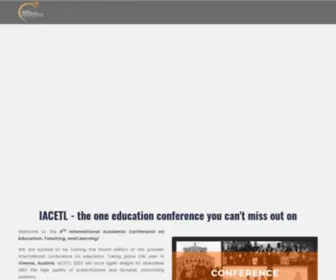 Iacetl.org(5th International Academic Conference on Education) Screenshot