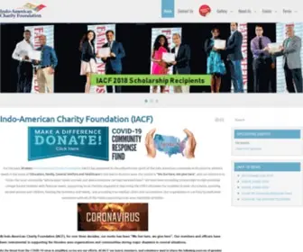 IacFhouston.com(Indo American Charity Foundation) Screenshot