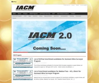 Iacm-India.com(Leader in Skill Development and IT Training) Screenshot