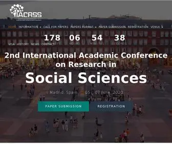 Iacrss.org(2nd International Academic Conference on Research in Social Sciences) Screenshot