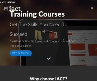 Iact.ie(Get the Skills You need) Screenshot