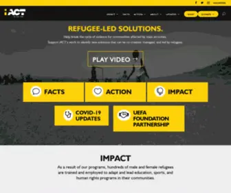 Iact.ngo(Refugee-Led Solutions) Screenshot