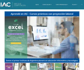 Iaczonanorte.com.ar(Cursos) Screenshot