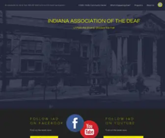 Iadhoosiers.org(Indiana Association of the Deaf) Screenshot