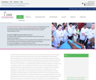 Iad.org.in(Filariasis Lymphoedema Treatment in India) Screenshot