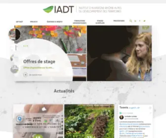 Iadt.fr(Institut d'Auvergne du D) Screenshot