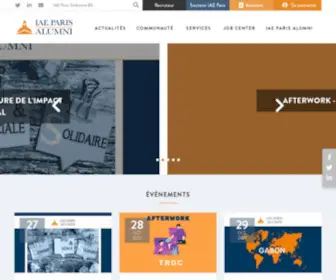 Iae-Paris.org(IAE PARIS ALUMNI SORBONNE BUSINESS SCHOOL) Screenshot