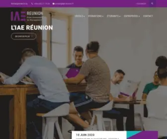 Iae-Reunion.fr(L'IAE REUNION) Screenshot