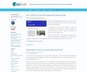 Iaea-Globalunion.org(International Arts and Entertainment Alliance) Screenshot
