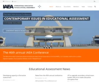 Iaea.info(International Association for Educational Assessment) Screenshot