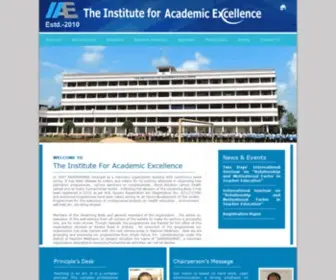 Iaebed.org(The Institute for Academic Excellence) Screenshot