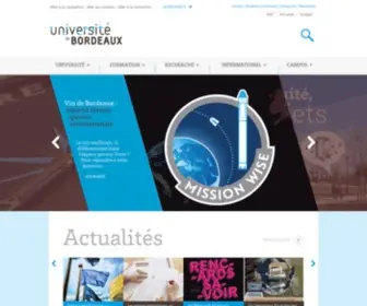 Iaebordeaux.com(IAE Bordeaux University School of Management founded in 1955) Screenshot