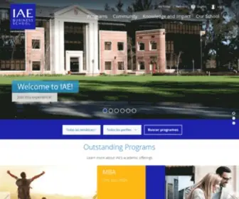 Iae.edu.ar(IAE Business School) Screenshot
