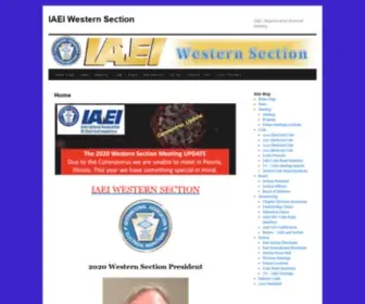 Iaei-Western.org(IAEI Western Section) Screenshot