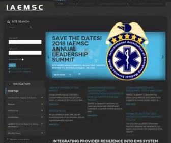 Iaemsc.org(International Association of EMS Chiefs) Screenshot