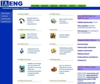 Iaeng.com(International Association of Engineers)) Screenshot