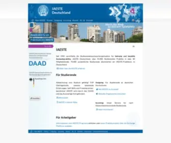 Iaeste.de(IAESTE Germany) Screenshot