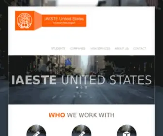 Iaesteunitedstates.org(IAESTE United States) Screenshot