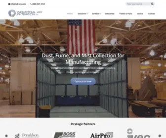 Iaf-Usa.com(Industrial Air Filtration) Screenshot