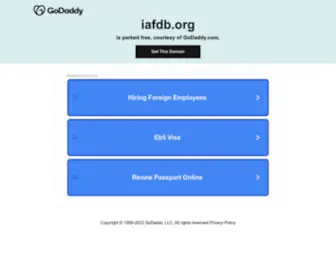 Iafdb.org(BitcoinBlink) Screenshot