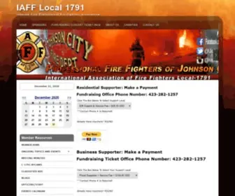 Iaff1791.org(IAFF Local 1791) Screenshot