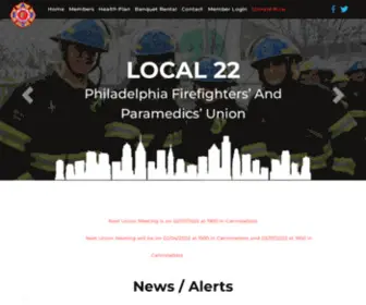 Iaff22.org(Iaff 22) Screenshot