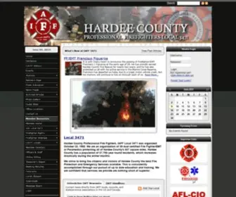 Iafflocal3471.org(IAFF Local 3471) Screenshot