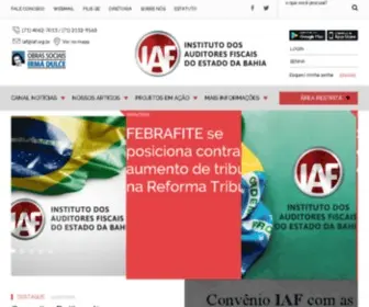 Iaf.org.br(Instituto dos Auditores Fiscais) Screenshot