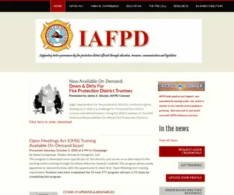 Iafpd.org(IAFPD HOME PAGE) Screenshot