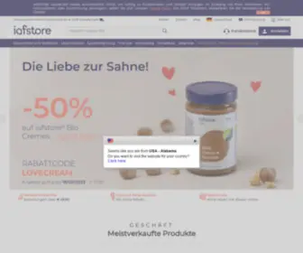 Iafstore.de(Biologische und Natürliche Produkte für Ihre Gesundheit und Wohlbefinden) Screenshot