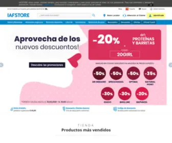 Iafstore.es(Tienda de suplementos de nutrici) Screenshot