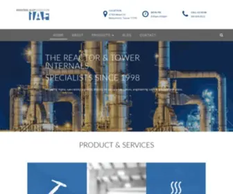 Iaftx.com(Industrial Alloy Fabrication) Screenshot