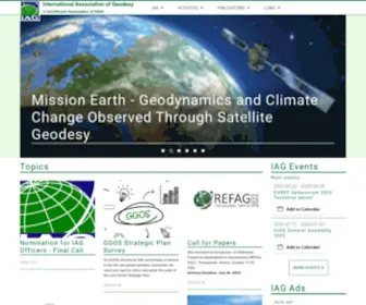 Iag-Aig.org(International Association of Geodesy) Screenshot