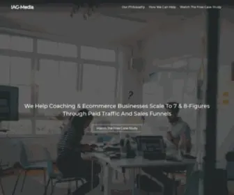Iag-Media.com(Ecommerce Marketing Agency) Screenshot