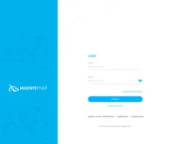 Iagentemail.com(Faça Login e Acesse sua Conta de E) Screenshot