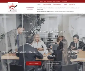 Iagforensics.com(Investigative Accounting Atlanta) Screenshot