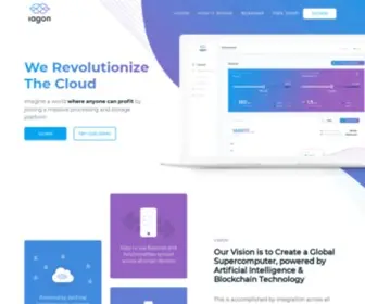 Iagon.com(Decentralized Cloud Services) Screenshot