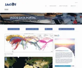Iagos.fr(IAGOS Portal) Screenshot